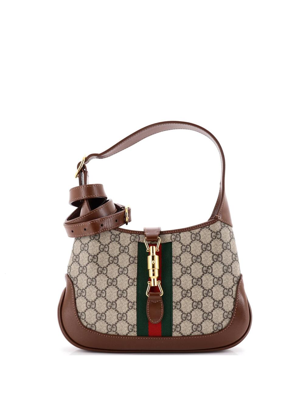Gucci Jackie Hobo Gg Coated Canvas #348115G22B